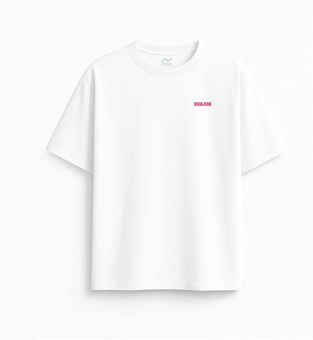 BALTI OVERSIZED MARŠKINĖLIAI "SVAJOK"