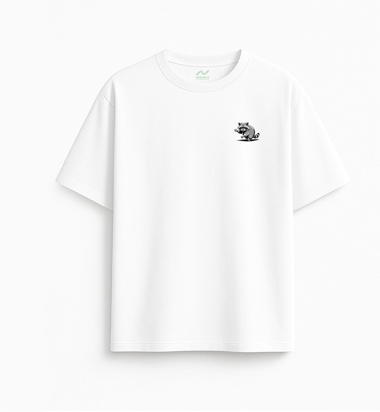 BALTI OVERSIZED MARŠKINĖLIAI "ON MY WAY"