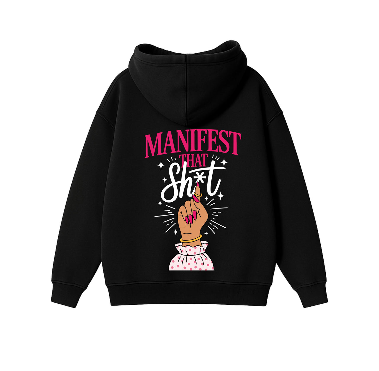 JUODAS OVERSIZED STOROS MEDŽIAGOS DŽEMPERIS "MANIFEST"